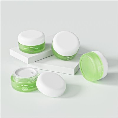 16g Small Travel Cosmetic Jars Glass Eye Cream Jar