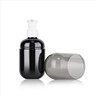 Lotion Plastic Bottles 200ml Black Pet Shampoo Bottle