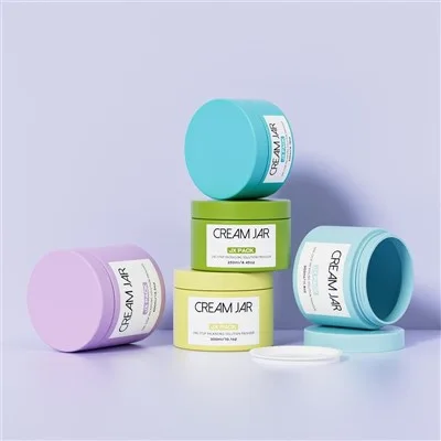 250ml Plastic Jars With Lids 200ml Cosmetic Cream Jar