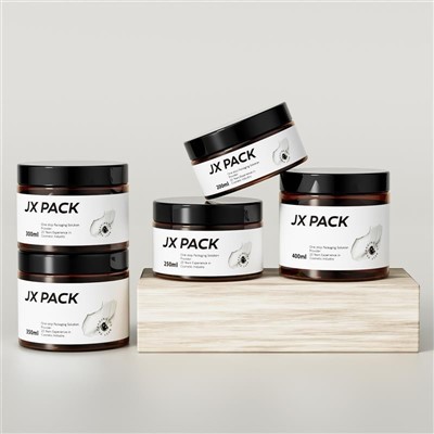 250ml Plastic Jars With Lids 200ml Cosmetic Cream Jar