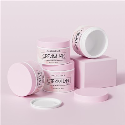 250ml Plastic Jars With Lids 200ml Cosmetic Cream Jar