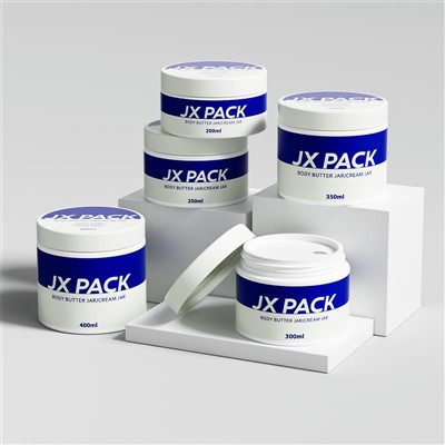 250ml Plastic Jars With Lids 200ml Cosmetic Cream Jar