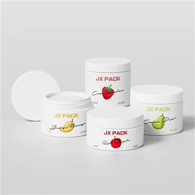 250ml Plastic Jars With Lids 200ml Cosmetic Cream Jar