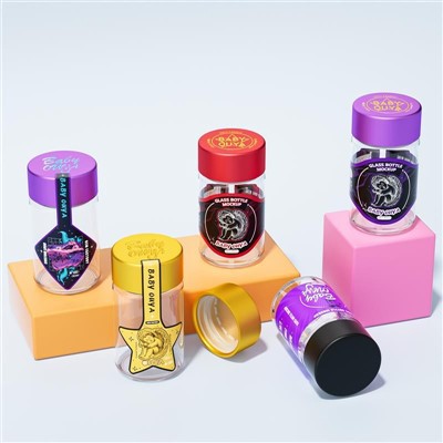 30g Glass Child Resistant Bottle Packaging