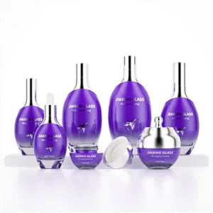 30g 50g Glass Cosmetics Jars Beautiful Skincare Packaging