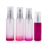 30ml 50ml Shoulder Clear Frosted Glass Lotion Pump Bottle