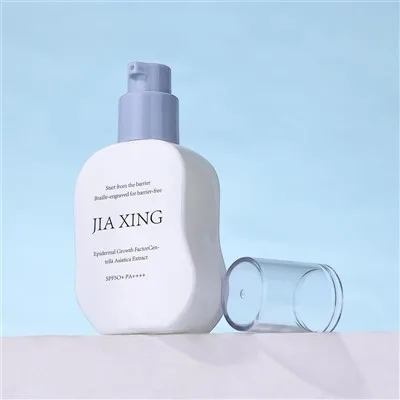 30ml Lotion Pump Glass Bottle White Refillable Foundation Bottle