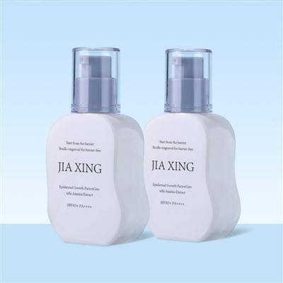 30ml Lotion Pump Glass Bottle White Refillable Foundation Bottle