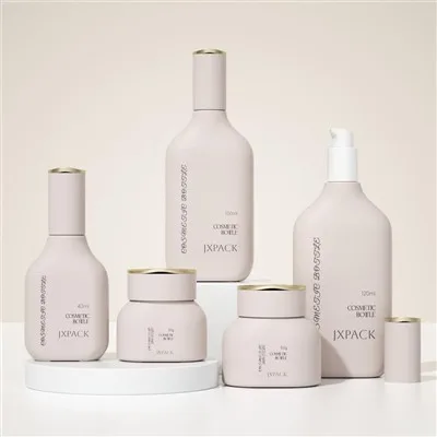 Unique Cosmetic Bottles 30g Glass Packaging For Creams
