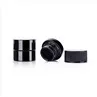 3g 5g Black Glass Concentrate Jar 7g Mini Marijuana Jar Packaging