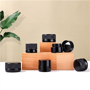 3g 5g Black Glass Concentrate Mini Childproof Packaging