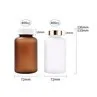400cc Pill Bottle Plastic Child Proof Lid Medicine Jar