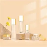 50g 100ml Glass Empty Cosmetic Packaging Skincare Bottle