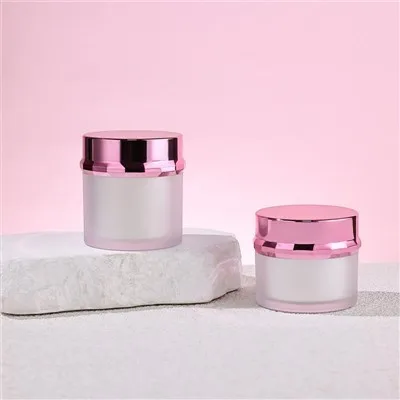 Acrylic 50g 30ml Frosted Cosmetic Cream Jar Packaging