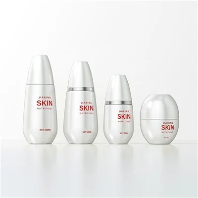 50g Cosmetic Jars Glass 100ml 2 Oz Lotion Containers