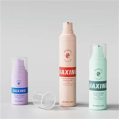 Airless Lotion Bottle 50ml Plastic Foundation Sample Bottles 15ml