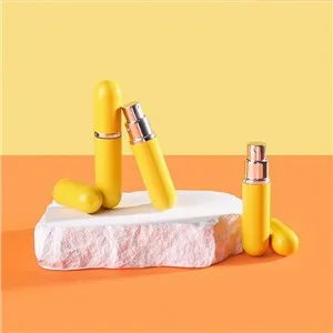 5ml Mini Yellow Perfume Bottle Small Spray Bottle Containers