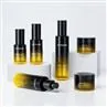 60ml 80ml Lotion Pump Cosmetic Bottles Glass Beautiful Skin Care Packaging