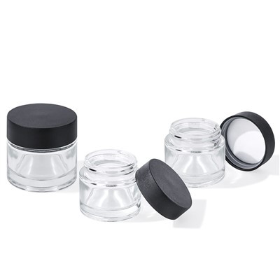 60ml Child Resistant Bottle Packaging Glass Stash Jars