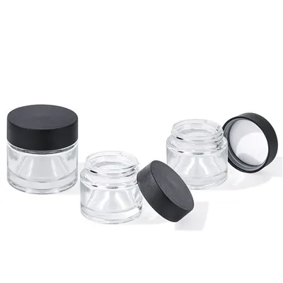 60ml Child Resistant Bottle Packaging Glass Stash Jars