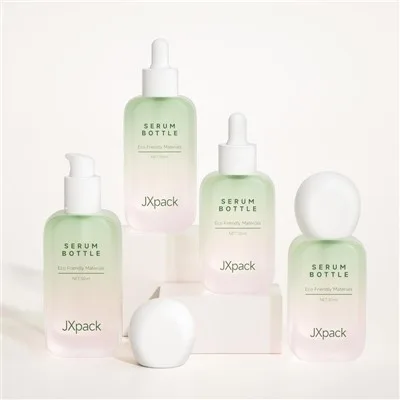 50ml Square Dropper Bottles Glass Lotion Bottle Packaging