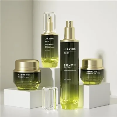 100ml Cosmetic Containers Glass Bottle Skin Care