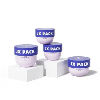 150ml 250ml Hair Cream Jar 300ml Scrub Cosmetic Jar Plastic