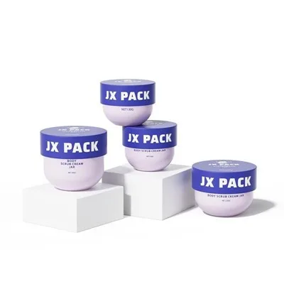 150ml 250ml Hair Cream Jar 300ml Scrub Cosmetic Jar Plastic