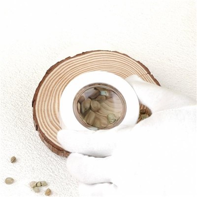 2oz 4oz Glass Cannabis Jars Packaging With Magnifier