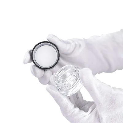 5g 7g 9g Clear Mini Child Resistant Jar Glass Concentrate Bottle