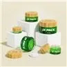 Bamboo Glass Cosmetic Jar 50g Bamboo Lid Cream Jar Container