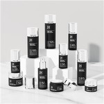 Black Round Empty Skincare Glass Containers/20g 30g 50g Cream For Glass Cosmetic Containers/Bottle/Jar/Packaging