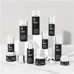 Black Round Empty Skincare Glass Containers/20g 30g 50g Cream For Glass Cosmetic Containers/Bottle/Jar/Packaging