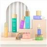 Black Square Glass Serum Bottle