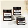Brown Cosmetic Jars Candle 10g 15g Amber Cream Jars Packaging