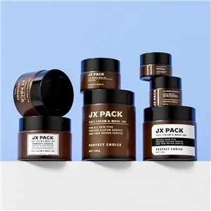 Brown Cosmetic Jars Candle 10g Amber Cream Packaging