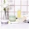 Cream Glass Jar 200g Large Cosmetic Scrub Jars