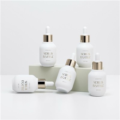 Pipette Bottle 30ml Glass Foundation Pump Spray Bottle