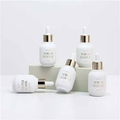Pipette Bottle 30ml Glass Foundation Pump Spray Bottle