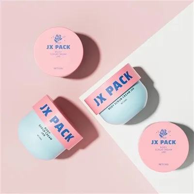 150ml 250ml Hair Cream Jar 300ml Scrub Cosmetic Jar Plastic