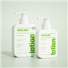 HDPE 150ml Lotion Bottle Square 300ml Shampoo Packaging