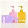 HDPE 150ml Lotion Bottle Square 300ml Shampoo Packaging
