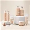 HDPE Plastic Lotion Bottle Scrub Jar Hand Cream Tubes