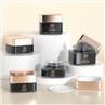 High Quality Cosmetic Glass Packaging 30ml 50ml Gold Cream Glass Jar And Bottle For Skincare With Lid