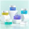 High Quality Cosmetic Glass Packaging 30ml 50ml Gold Cream Glass Jar And Bottle For Skincare With Lid