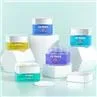 High Quality Cosmetic Glass Packaging 30ml 50ml Gold Cream Glass Jar And Bottle For Skincare With Lid
