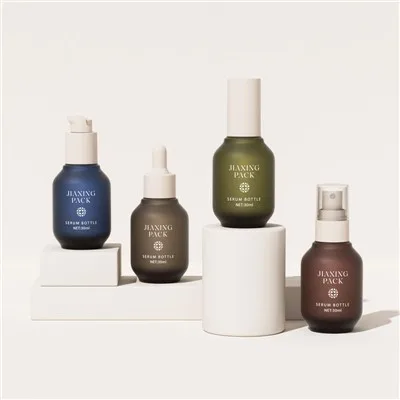 Pipette Bottle 30ml Glass Foundation Pump Spray Bottle