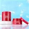 Red 250ml Cosmetic Jars 400ml Pet Plastic Hair Cream Jar