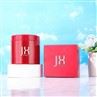 Red 250ml Cosmetic Jars 400ml Pet Plastic Hair Cream Jar