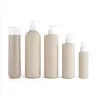 Refillable Cosmetic Packaging 600ml 300ml HDPE Plastic Conditioner Bottle